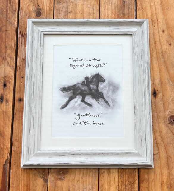 Framed Print From Always Remember - The Boy Mole Fox, Horse & The Storm By Charlie Mackesy