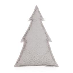Tree Pillow, Nursery Nook Decor, Gift For Kids, Woodland Plush Cushion, Black & White Decor - thumbnail 2