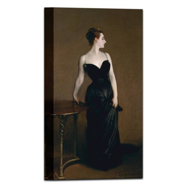 John Singer Sargent, Madame X, Pierre Gautreau, Canvas Art Wall Print World, Ready To Hang - image 1