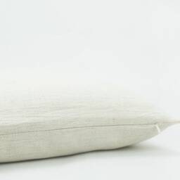 100% Linen Fabric Cushion Cover Natural Cream Beige Pillow - Various Sizes - thumbnail 4