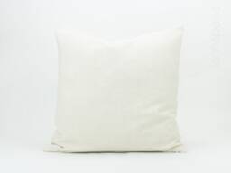 100% Linen Fabric Cushion Cover Natural Cream Beige Pillow - Various Sizes - thumbnail 1