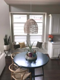 "Rattan Pendant Light, Boho Woven Hanging Lamp Shade, Lampshade W17.7"" By H17.7"