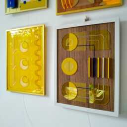 Geometric Plexiglas Montage - Installation - thumbnail 4