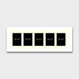 "Multi Photo Picture Frame - Holds 5 7""x5" - thumbnail 2