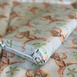 Orangutan Travel Baby Changing Mat, Orangutan Changing Mat, Baby Animal Travel Foldable Mat - thumbnail 3