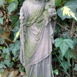 Saint Joseph Anthony With Child Figure Sculpture, Also Suitable For Hanging, Art Sandstone Antique Look V 03 - thumbnail 2