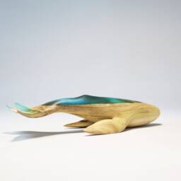Duo Whale Sculpture - 7 - thumbnail 4