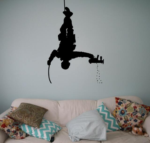 Soldier Wall Vinyl Decal Army Military Sticker Home Interior Bedroom Decor Armed Forces Design 19(Arm - image 1
