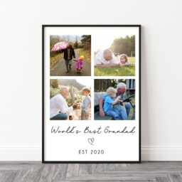 Personalised Grandad Gift - Birthday Print, Gift, Photo Gifts For - thumbnail 2