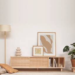 Handmade Solid Wood Tv Stand - Gavina - thumbnail 1