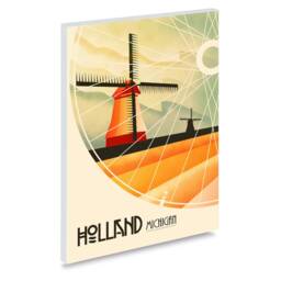 Reprint Of A Vintage Travel Poster To Holland Michigan - thumbnail 2