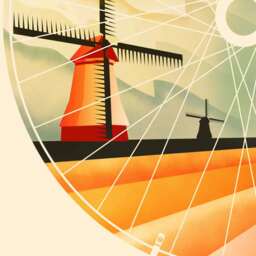 Reprint Of A Vintage Travel Poster To Holland Michigan - thumbnail 3