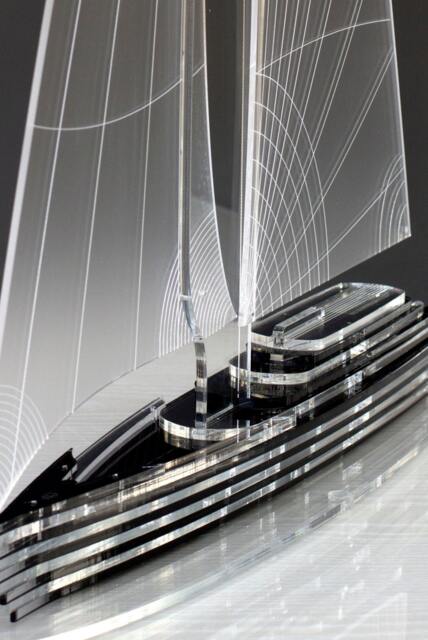 Yacht Model Sculpture For Sailors - image 1