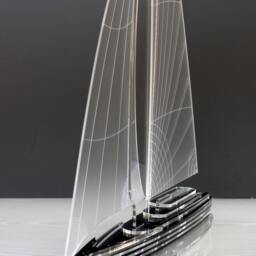 Yacht Model Sculpture For Sailors - thumbnail 2