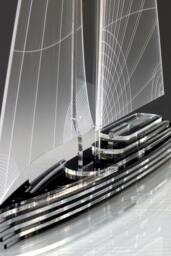 Yacht Model Sculpture For Sailors