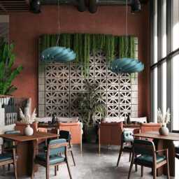 Green Chandelier - Modern Pendant Light Wooden Lamp Decor - thumbnail 3