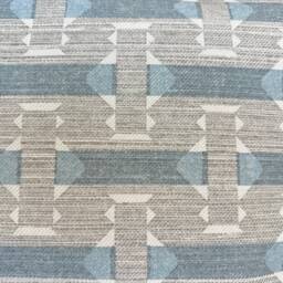 Cushions Made in Fermoie Sicily Luxury Designer Decorative Grey Blue Neutral Cotton Cushion Pillow Throw Cover - thumbnail 3