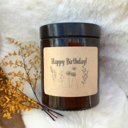 Happy Birthday Candle - Friendship Work Colleague Gifts Friends Gift For Her Gift, Relaxation Friend - thumbnail 3