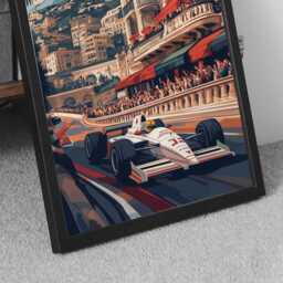 Classic F1 Monaco Poster - Hotel De Paris Monte Carlo A3 A2 A1 A0 Racing Art Print - thumbnail 3