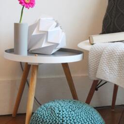 Origami Table Lamp Handmade in Paper - thumbnail 2
