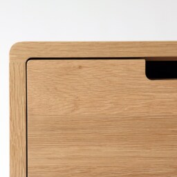 Bedside Table With Storage , Small Wood Bathroom Vanity { Shown in Oak} - thumbnail 2