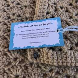 Made-To-Order Crochet Blanket Soft Blanket, Acrylic Afghan, Custom Colors & Sizes - thumbnail 4