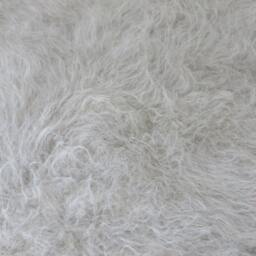 Flokati Rug, Fuzzy Sheep Skin Woven Rug, Premium Grey Shag Fur Area Rug, Bed Room Decor, Home Accents, Modern Shaggy Carpet, Long Piles Throw Rug - thumbnail 2