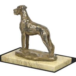 Great Dane, Dog Sand Marble Base Statue, Limited Edition, Artdog. Made Of Cold Cast Bronze. Perfect Gift. Limited Edition - thumbnail 2