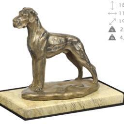 Great Dane, Dog Sand Marble Base Statue, Limited Edition, Artdog. Made Of Cold Cast Bronze. Perfect Gift. Limited Edition - thumbnail 4