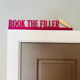 Book The Filler Door Topper Funny Clinic Sign With Mirror Syringe - thumbnail 2