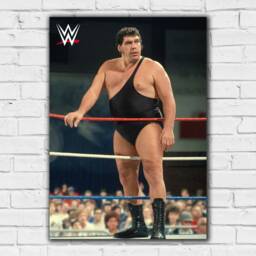 Wwe Print - Andre The Giant in Ring Poster Wrestling Wall Art - thumbnail 2
