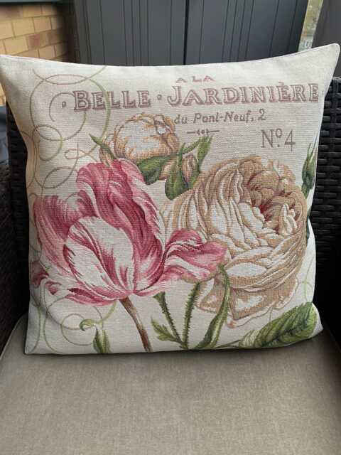 Floral Tapestry Cushion Cover - Belle Jardiniere, 17 - image 1