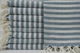 "Turkish Towel, Beach Towel, Striped Towel, Turkish Peshtemal, Wholesale Towel, 40""x67" - thumbnail 1