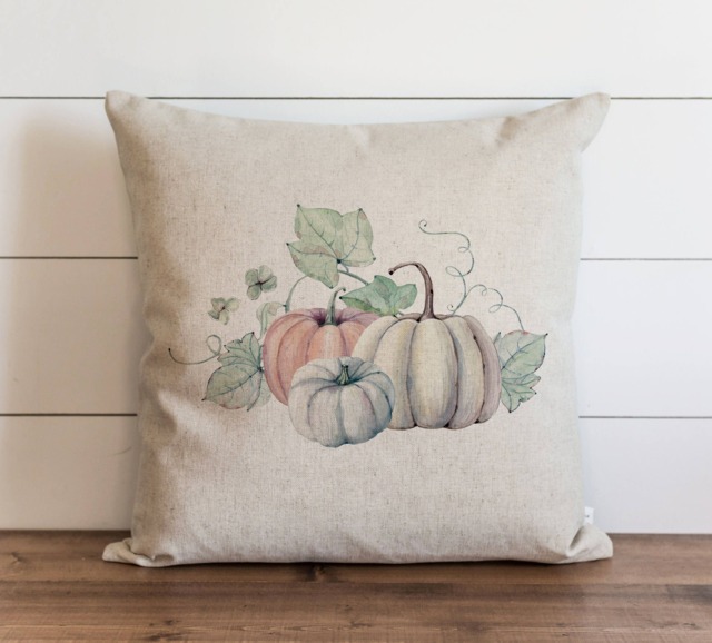 Pumpkin {style 6} 20 X Pillow Cover // Cinderella Fall Autumn Thanksgiving Throw Gift For Her Accent - image 1