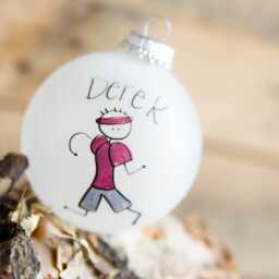 Runner/Track Christmas Ornament - Personalized For Free - thumbnail 2