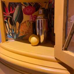 Vintage Corner Drinks Cabinet Bespoke Gin Display Unit - thumbnail 4