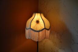 Handmade Pleated Lampshade Ivory Gold Silk, Victorian Style Etsy - thumbnail 1