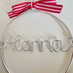 Personalised Name Bauble Christmas Tree Decoration Bauble With - thumbnail 3