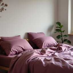 Wood Rose Satin Bedding Set 1 Duvet Cover & 2 Pillowcases Cotton Comforter - thumbnail 4