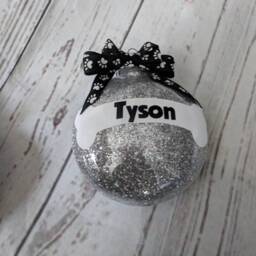 Pet Ornament/ Pet Christmas/ Custom Gift/ Dog Lover New Puppy Gift - thumbnail 2