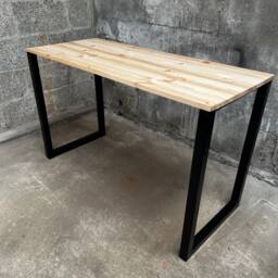 Black Metal Table Leg Modern Industrial Furniture Feet Single - thumbnail 2