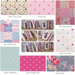 Fabric Letters, Wall Nursery Decor, Baby Gift, New Baby, Name, Name Gifts Girl, For Boys, Letters - thumbnail 3
