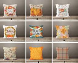 Halloween Party Cushion Cover/Pumpkin Case/Trick Or Treat Pillow Cases/Fall Trend Home Decor/Fall Wreath Case/Gift For Her/