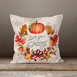 Halloween Party Cushion Cover/Pumpkin Case/Trick Or Treat Pillow Cases/Fall Trend Home Decor/Fall Wreath Case/Gift For Her/ - thumbnail 2