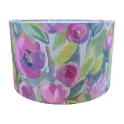 Voyage Maison Melolo Peony Lampshade Pink Floral Drum Shade - thumbnail 2
