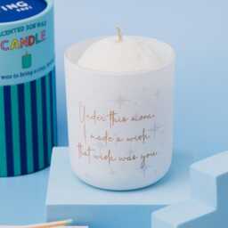 I Love You Personalised Candle - Romantic Partner Gift New Parents Celestial Birthday Anniversary Luxury Scented - thumbnail 2