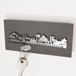 Agra Souvenir Gift Tube - Taj Mahal Silhouette - Exquisite City Landmark Design Perfect Travel Memento & Decorative Keepsake - thumbnail 3