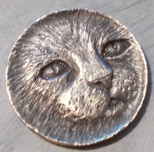 Deep Carved Hobo Nickel, Kitty