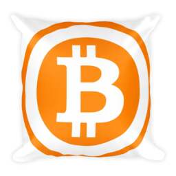 Bitcoin Original Btc Gift Core Logo Pillow