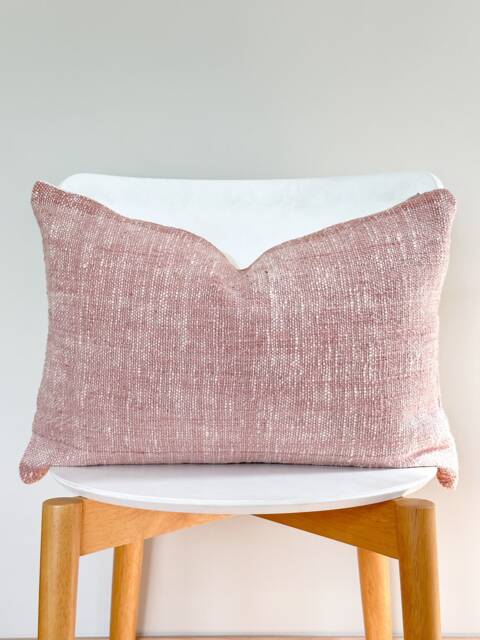 Brown Tribal Hemp Hand Woven Natural Dye Color Pillow Cover - image 1